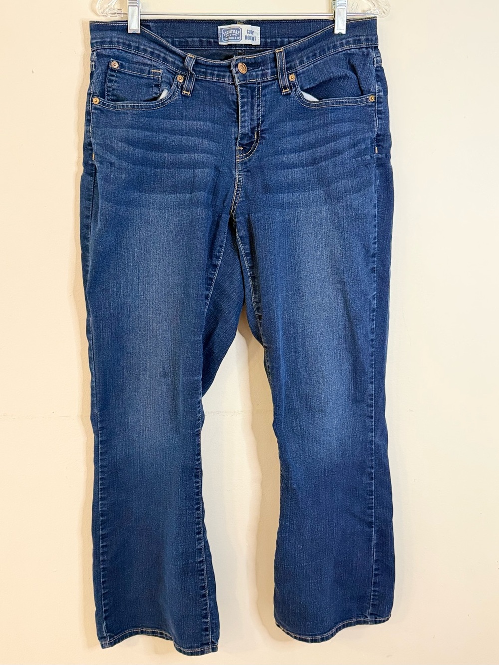 Levi Straus Signature Curvy Boot Cut denim jeans 12 Short